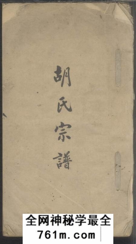 胡氏宗谱