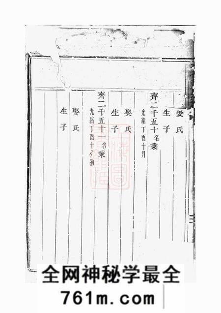 东阳木香李氏宗谱不分卷