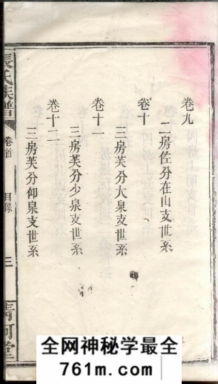 华容清河堂张氏族谱二十卷