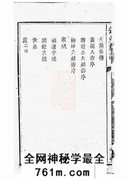 孝友堂张氏族谱不分卷