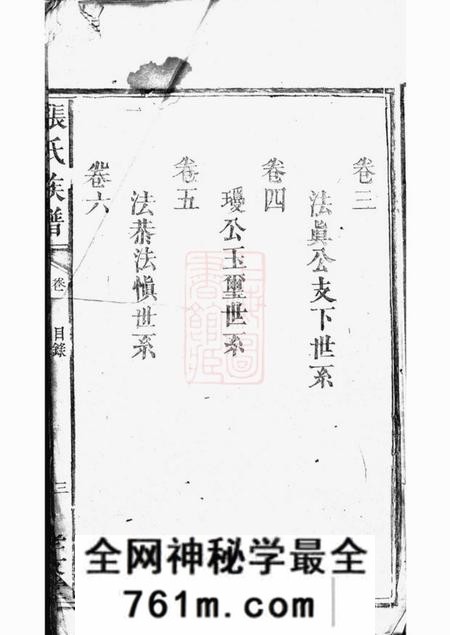 孝友堂张氏族谱九卷