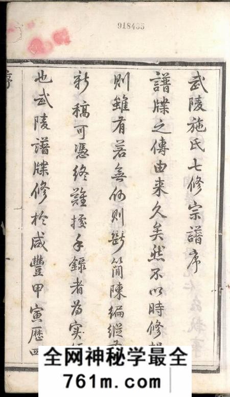 溧阳敬思堂施氏宗谱二十卷