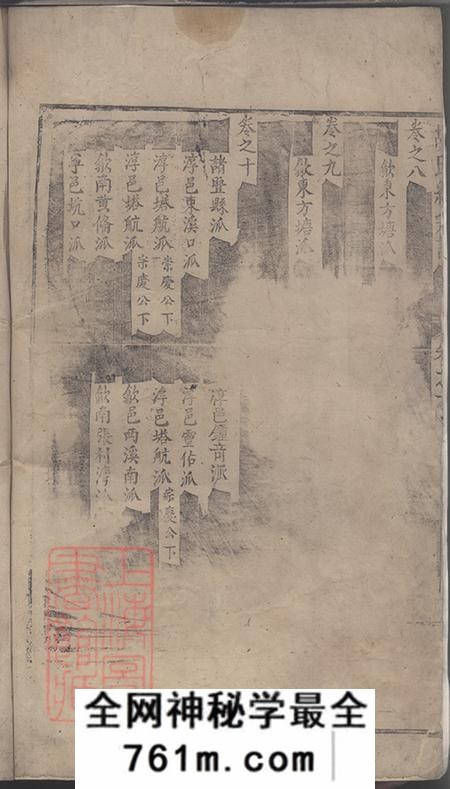 胡氏统宗谱二十卷