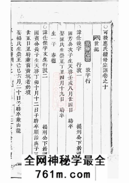 永康可投应氏宗谱