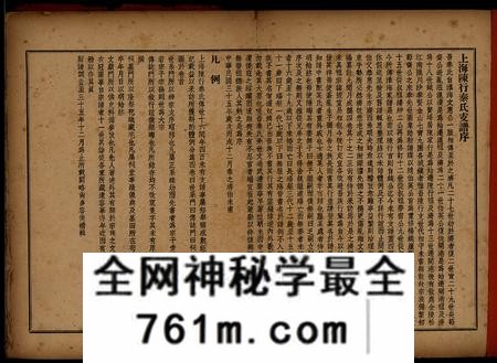 上海上海陈行秦氏支谱初稿四卷首一卷
