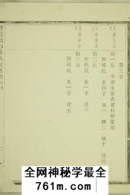 暨阳文裔堂紫岩镇山朱氏宗谱不分卷