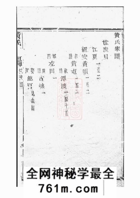 诸暨聚斯堂黄氏家谱