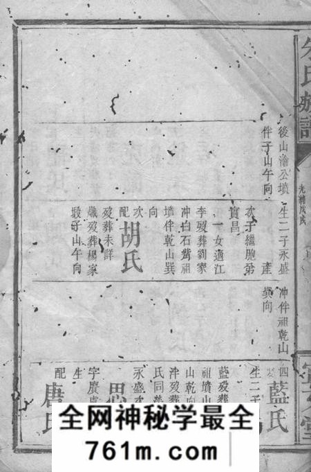 巴陵宜文堂朱氏族谱