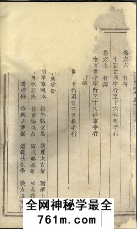 浦阳浦阳墅屏吴氏宗谱八卷
