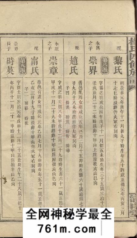 清白堂杨氏四修族谱