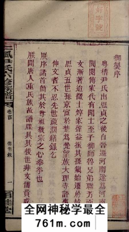 湖南邵阳柏桂堂邵阳仁风井田尹氏六修族谱垂系图四卷各房世系二十卷首五卷末二卷