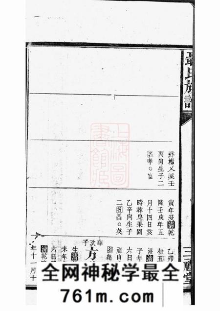 湖南三礼堂聂氏族谱