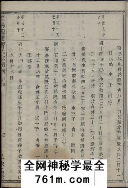 暨阳暨阳长浦曹氏宗谱不分卷