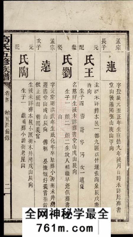宁乡沩宁高氏五修族谱