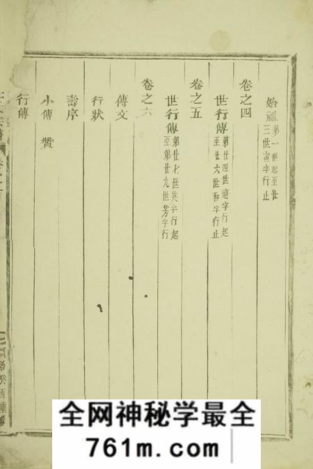 义乌竹溪任氏宗谱六卷