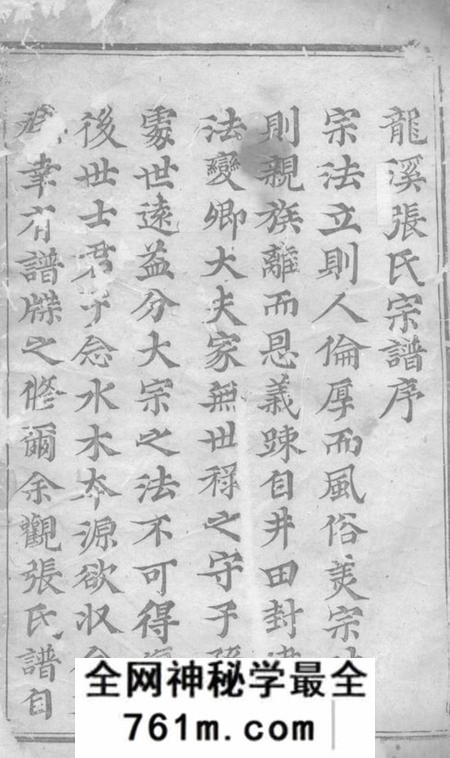浦江龙溪张氏十甲人房宗谱二十九卷