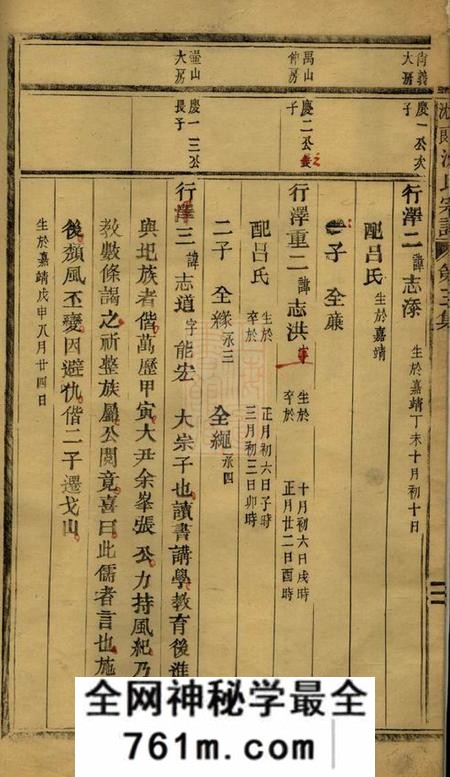 东阳东阳沈良沈氏宗谱