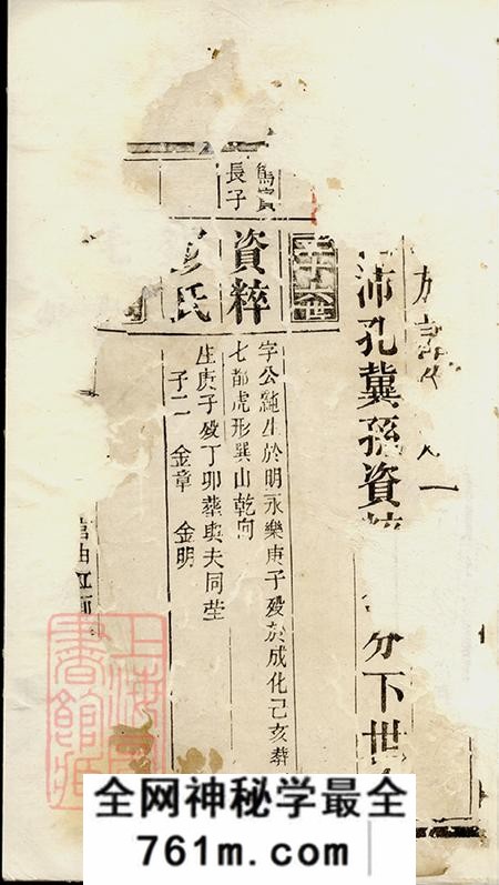 湖南前溪堂刘氏族谱