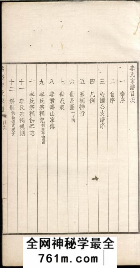慈溪慈溪李氏家谱不分卷
