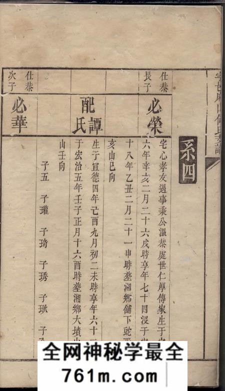 宁乡宁邑麻山何氏支谱