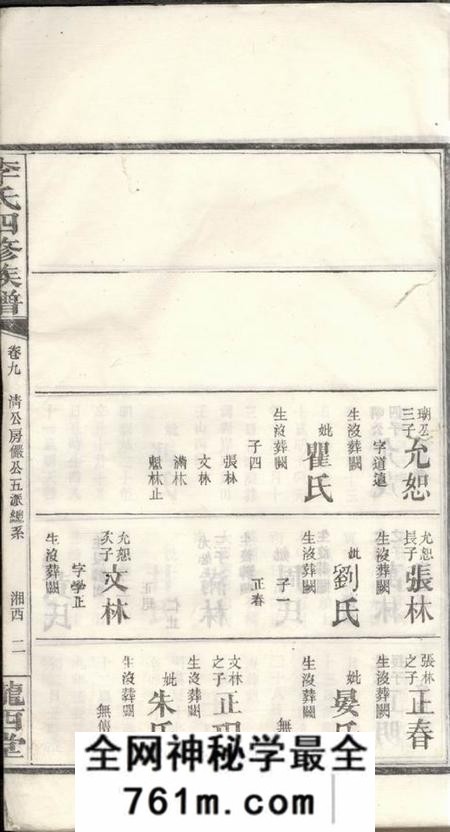 湖南陇西堂李氏四修族谱
