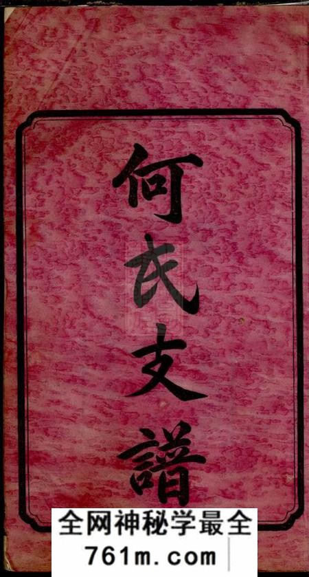 湖南善化敦睦堂何氏四修支谱十四卷