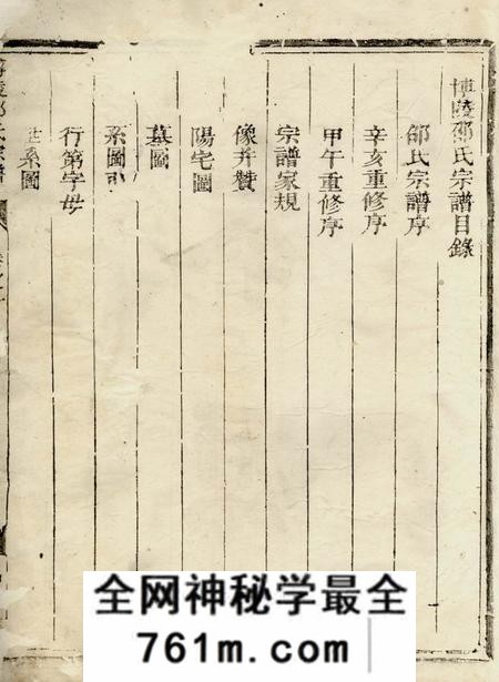 汤溪博陵邵氏宗谱三卷