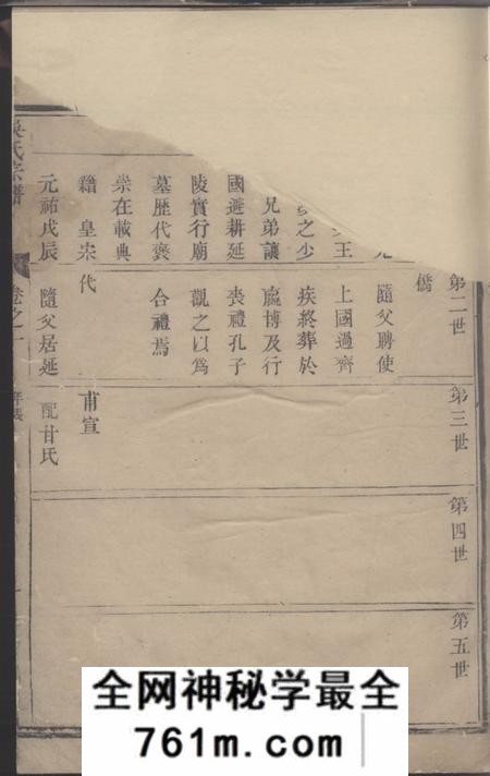润州吴氏宗谱