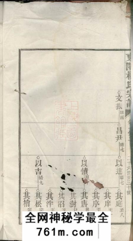 东陵东陵杨氏宗谱