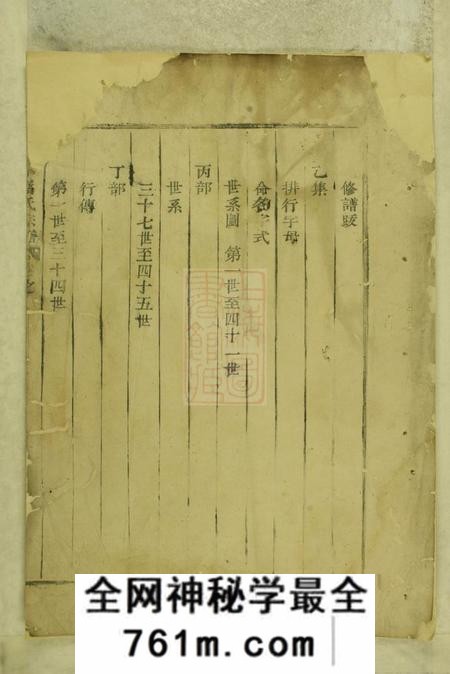 东阳禹山申屠氏宗谱十部