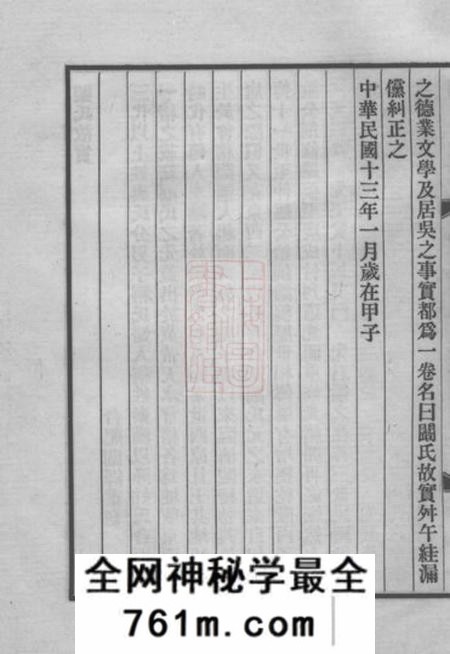 合肥孝谨堂阚氏故实三卷首一卷末附手札一通