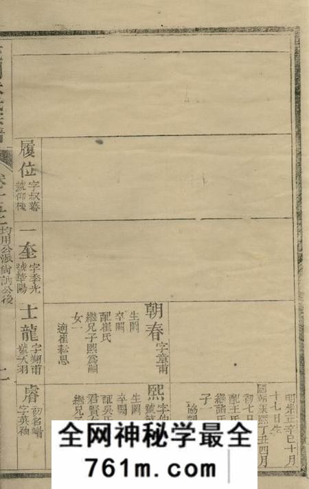 海宁花园朱氏宗谱