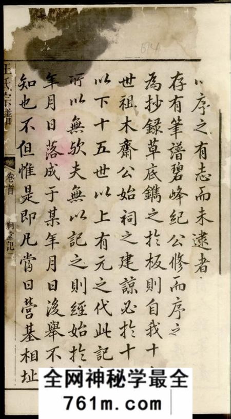遂昌王氏宗谱