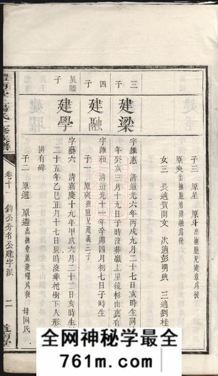 醴陵道南堂醴南台上杨氏二修族谱