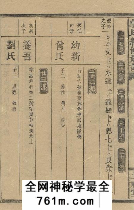 安化全福堂郭氏续修族谱