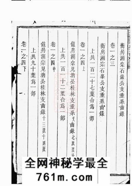五桂塘五桂塘李氏六修族谱四卷首一卷末一卷