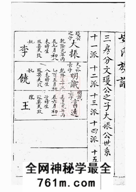 湖南汉寿安氏族谱