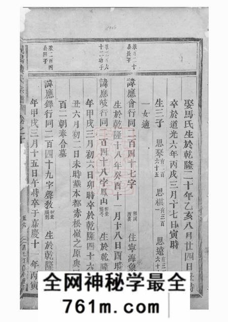 东阳岘阳楼氏宗谱