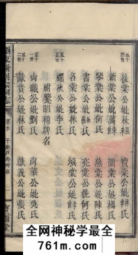 浏阳宝树堂浏东谢列宗祠志