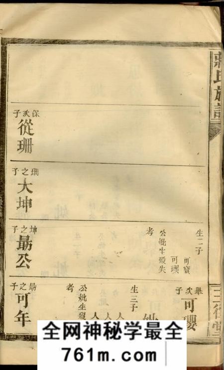 三径堂蒋氏族谱