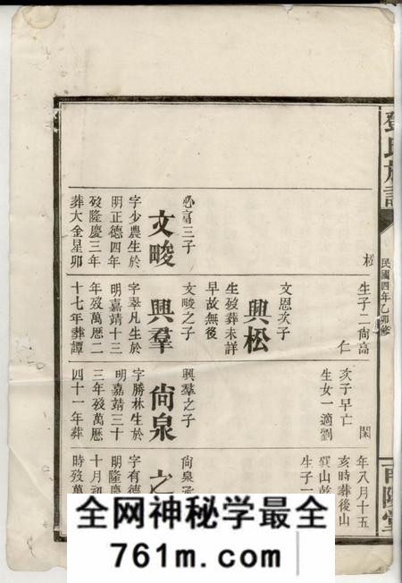 岳阳南阳堂岳阳邓氏族谱