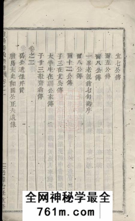浦阳浦阳潘氏宗谱三卷