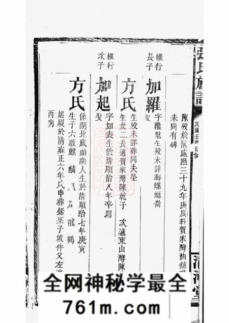 巴陵清河堂张氏族谱