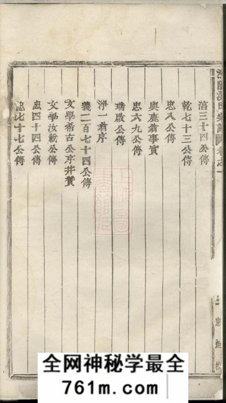 浦阳浦阳海塘洪氏宗谱二十一卷