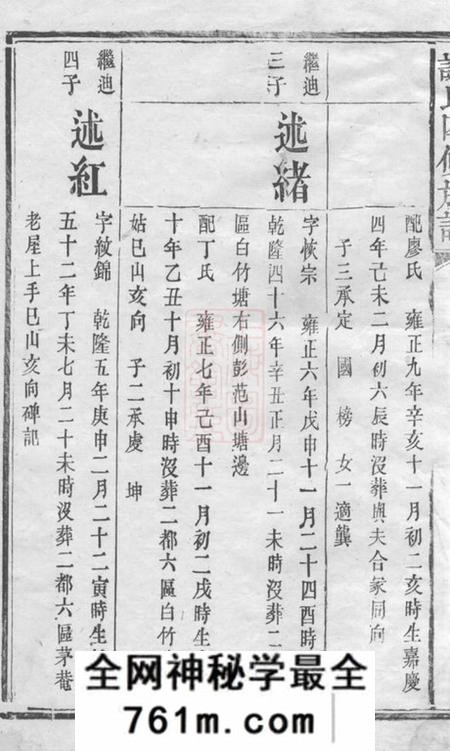 宁乡宝树堂谢氏四修族谱