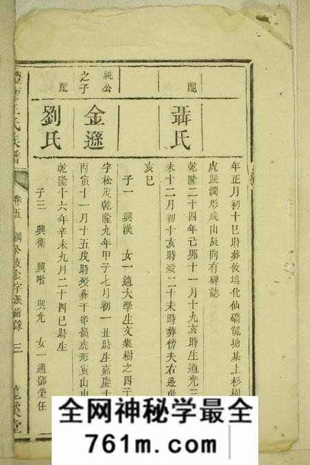 醴阮龙溪堂醴南汪氏六修族谱