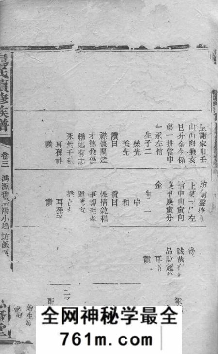 宁乡忠裔堂易氏续修族谱