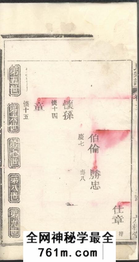 桐峰六贵堂桐峰翁氏宗谱