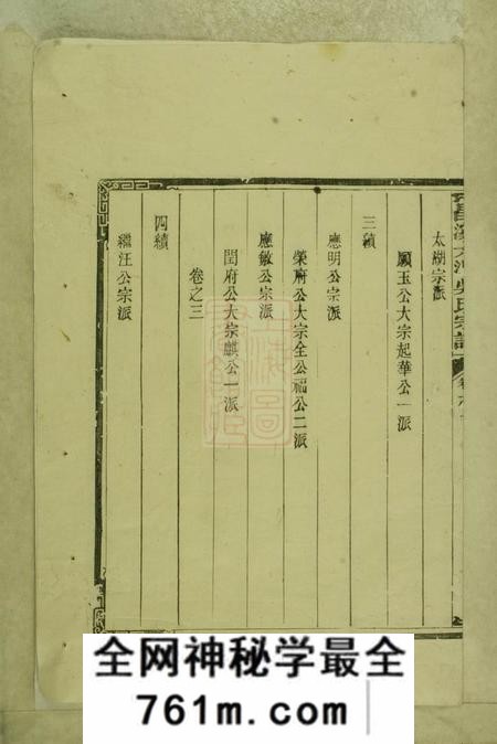 歙县昌溪太湖吴氏宗谱十四卷