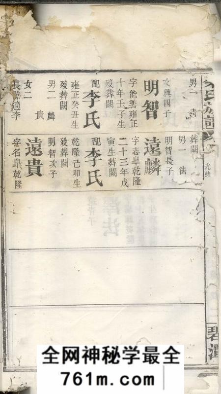 碧潭碧潭余氏族谱